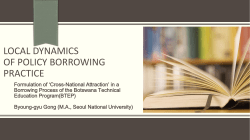 local dynamics of policy borrowing practice