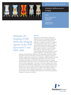 Multiplex 2D Imaging of NIR Molecular Imaging