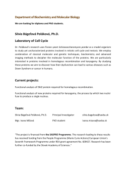 information about Laboratory of cell cycle