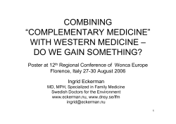 complementary medicine