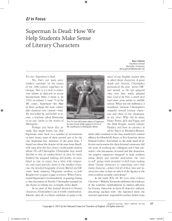 Superman Is Dead: How We Help Students Make Sense of