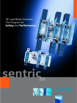 3K Load-Break Switches – The Program for Safety and Performance