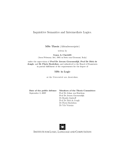 Inquisitive Semantics and Intermediate Logics.