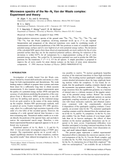Microwave spectra of the Ne&ndash;N2 Van der Waals complex