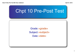 Chpt 10 Geo Pre-Test 6th Hour.notebook