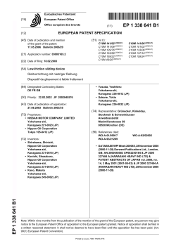 Low-friction sliding device - European Patent Office