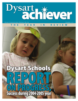 2004-2005 Year in Review - Dysart Unified School District