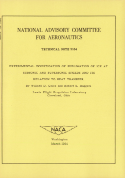 national advisory committee for aeronautics