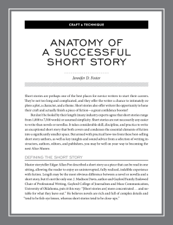 anatomy of a successful short story