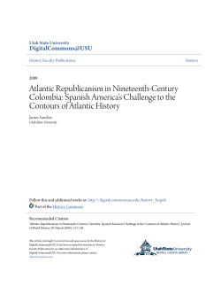 Atlantic Republicanism in Nineteenth
