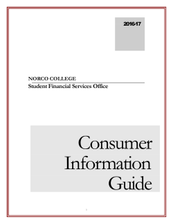 Consumer Guide - Norco College