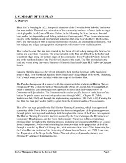 Harbor Management Plan