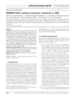 MEMBPLUGIN: studying membrane complexity in VMD