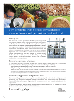 New prebiotics from biomass polysaccharides