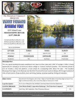 1035 Island Lane MISSISSIPPI RIVER $157500.00