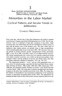 Minorities in the Labor Market: Cyclical Patterns and Secular Trends