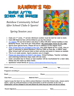 to view and the full color brochure for Spring 2017 clubs.