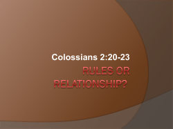 Notes - doveetown.org | Following Jesus. Loving Each Other