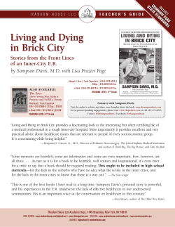 Living and Dying in Brick City