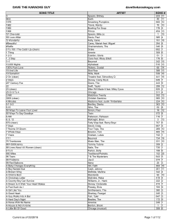 DAVE THE KARAOKE GUY davethekaraokeguy.com