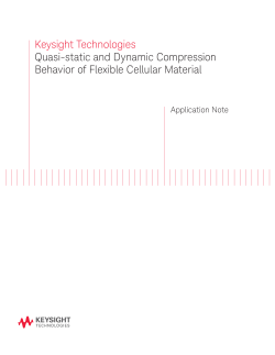 Quasi-static and Dynamic Compression Behavior of