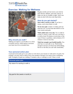Exercise: Walking for Wellness