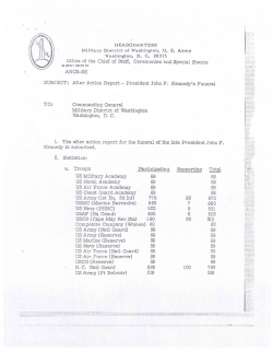 ace of the Chief of Staff, Ceremonies and Special Events ANCS