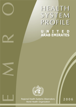 United Arab Emirates - World Health Organization
