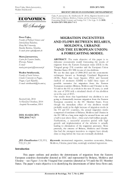 migration incentives and flows between belarus, moldova, ukraine