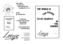 don`t forget to stand still every now and then to admire the view no