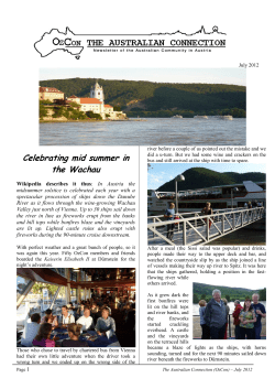 Celebrating mid summer in the Wachau