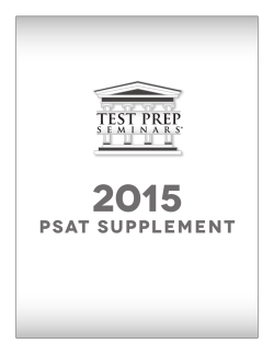 3 - TEST PREP SEMINARS