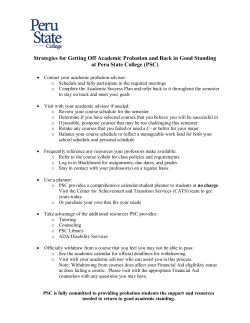 Strategies for Getting Off Academic Probation and Back in Good