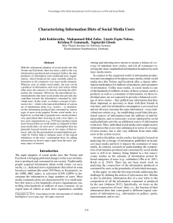 Characterizing Information Diets of Social Media Users