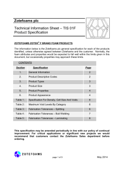 ZOTEK F Product Specification – TIS 01F