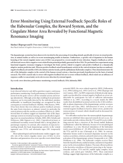 Error Monitoring Using External Feedback