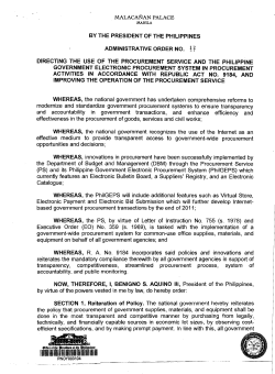 Malacanang Administrative Order No. 17