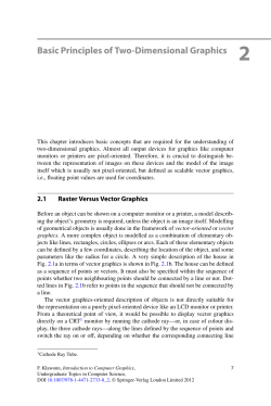 Basic Principles of Two-Dimensional Graphics