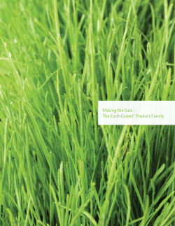 Making the Sale – The EarthCarpet® Product Family