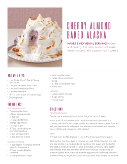 cherry almond baked alaska - IN Food Marketing and Design