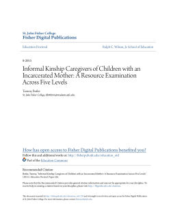 Informal Kinship Caregivers of Children with an Incarcerated Mother