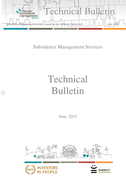Technical bulletin - Innovation Property (UK)