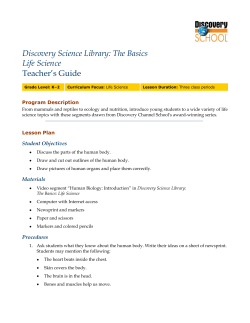 Teacher`s Guide - Discovery Education