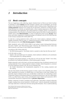 1 Introduction - European Coatings