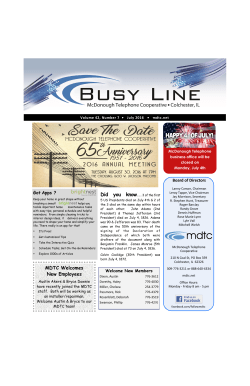 July - McDonough Telephone Cooperative