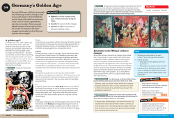 Germany`s Golden Age