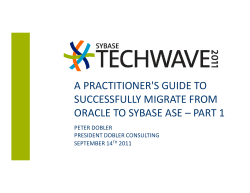 a practitioner`s guide to successfully migrate