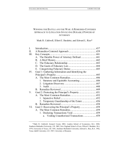 I. Introduction ............................................................................437 II. A