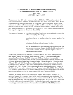 An Exploration of the Use of Satellite Remote Sensing to Predict