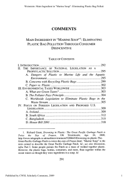 Main Ingredient in "Marine Soup"